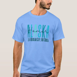 Homer Alaska Ice Blue T-Shirt