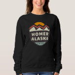 Homer Alaska Mountains Sunset 1 Sweatshirt