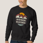 Homer Alaska Mountains Sunset 1 Sweatshirt