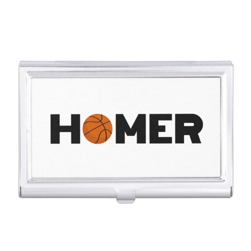 Homer Basketball Business Card Case