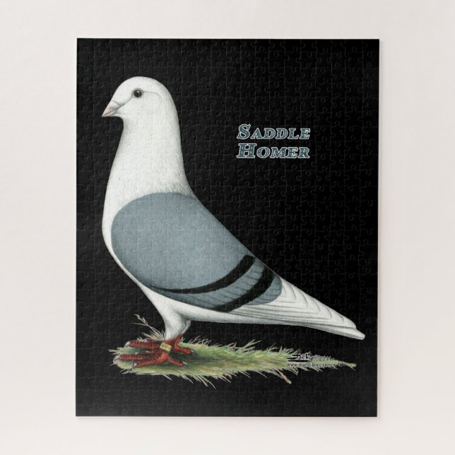 Homer Blue Saddle Jigsaw Puzzle (Vertical)