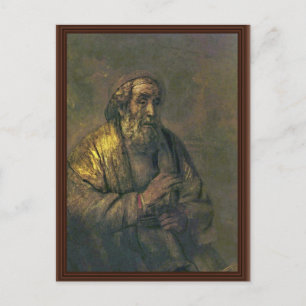 Homer. By Rembrandt Van Rijn (Best Quality) Postcard