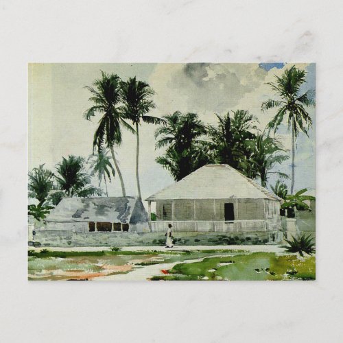 Homer _ Cabins Nassau Postcard