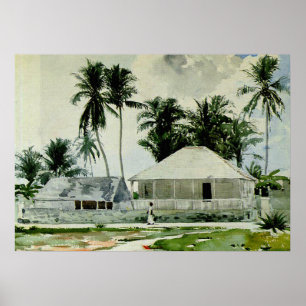 Homer - Cabins, Nassau Poster