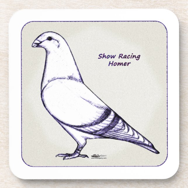 Homer Design Beverage Coaster (Front)