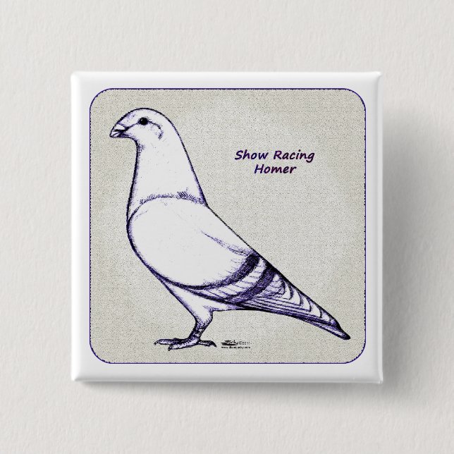 Homer Design Pinback Button (Front)