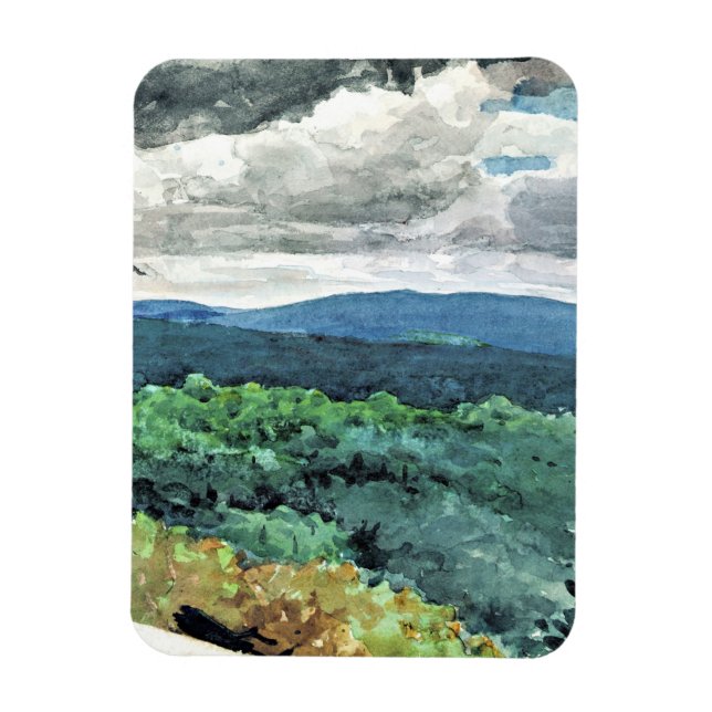 Homer - Hilly Landscape Magnet (Vertical)