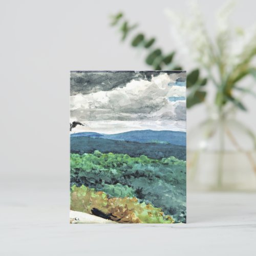 Homer _ Hilly Landscape Postcard