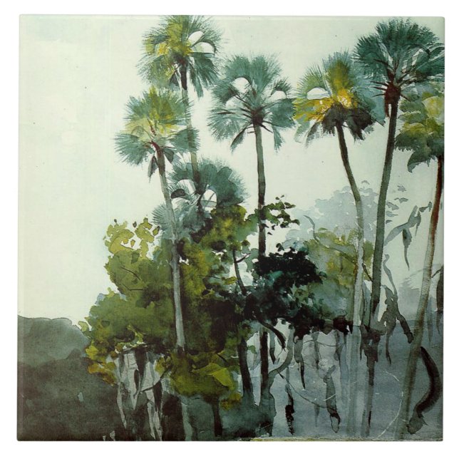 Homer - Homosassa River Ceramic Tile (Front)