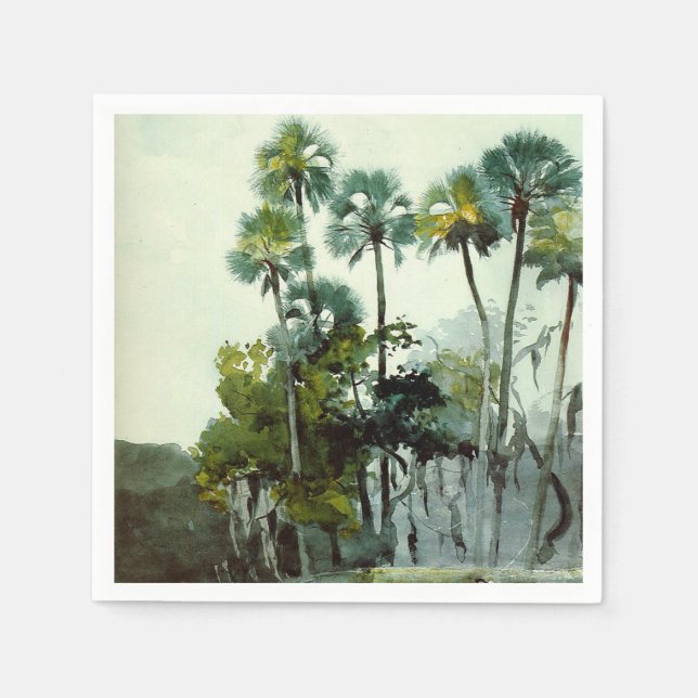 Homer - Homosassa River, fine art, Napkins (Front)