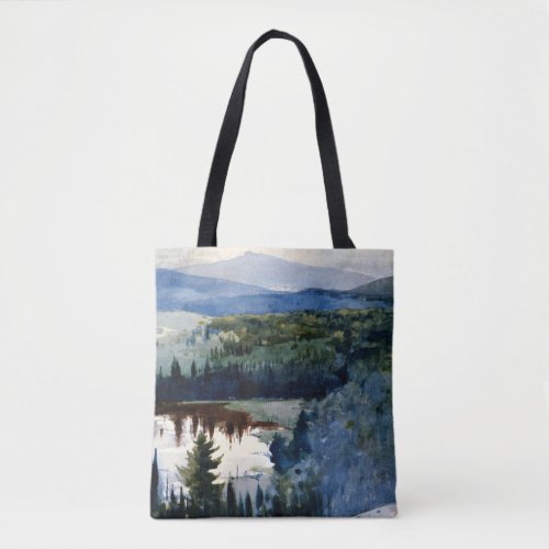 Homer _ Indian Village Adirondacks Tote Bag