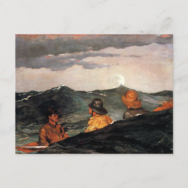 Homer - Kissing the Moon Postcard (Front)