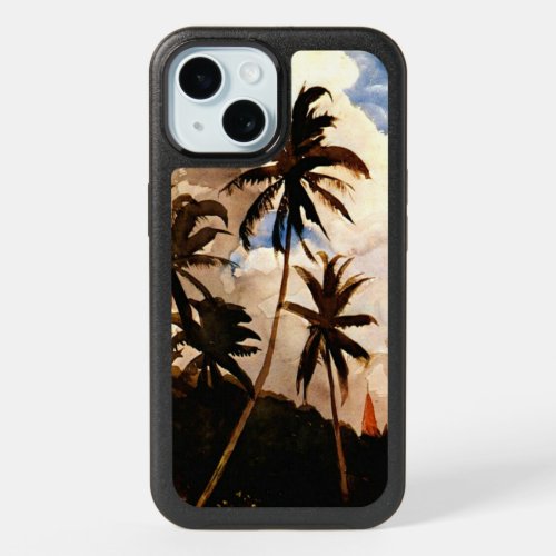 Homer _ Palm Trees Bahamas iPhone 15 Case