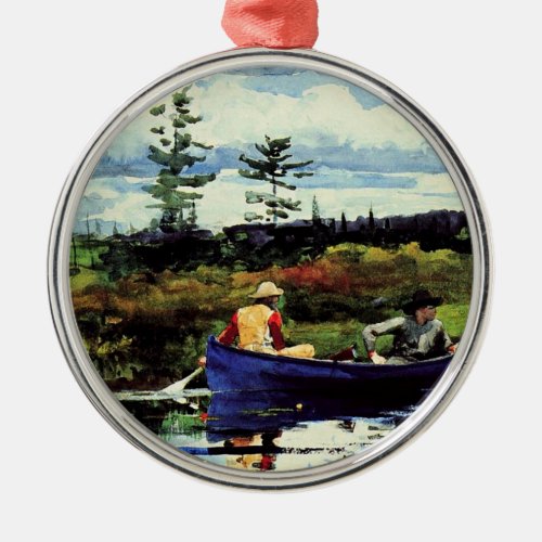 Homer _ The Blue Boat Metal Ornament