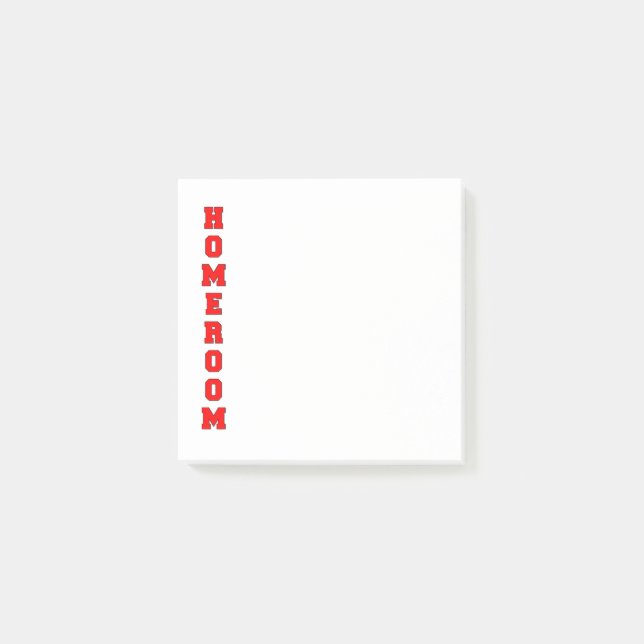 Homeroom Post-it Notes (Front)
