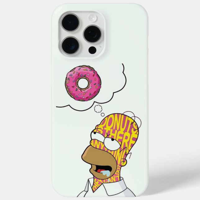 Homer's Dream Donut iPhone 15 Pro Case  (Back)