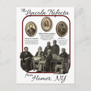Homer's Lincoln Trifecta Postcards