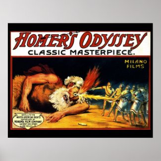 Homer's Odyssey Silent Movie Poster 1911
