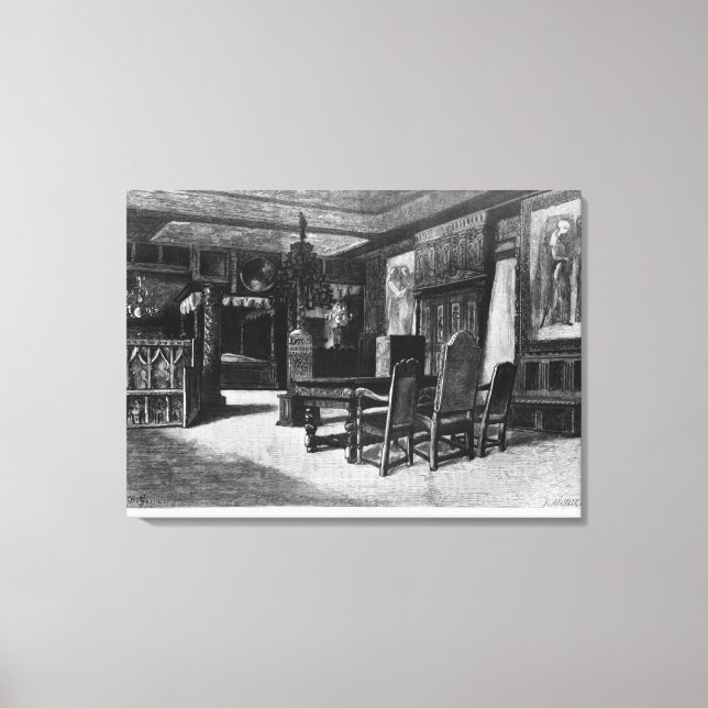 Homes of Victor Hugo Canvas Print (Front)