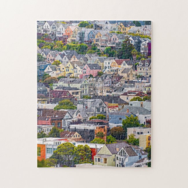 Homes on a Hillside Puzzle