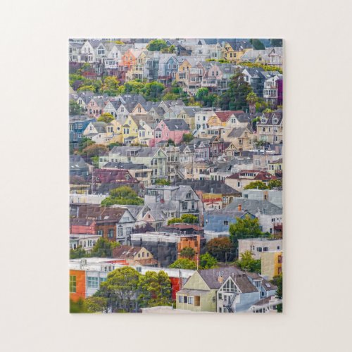 Homes on a Hillside Puzzle