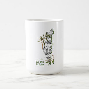 Homes Within the Map, Embraced by Olive Branches Coffee Mug