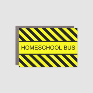 homeschool bus car magnet