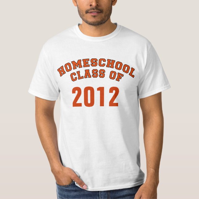 Homeschool Class of Customizable Year Tshirt (Front)