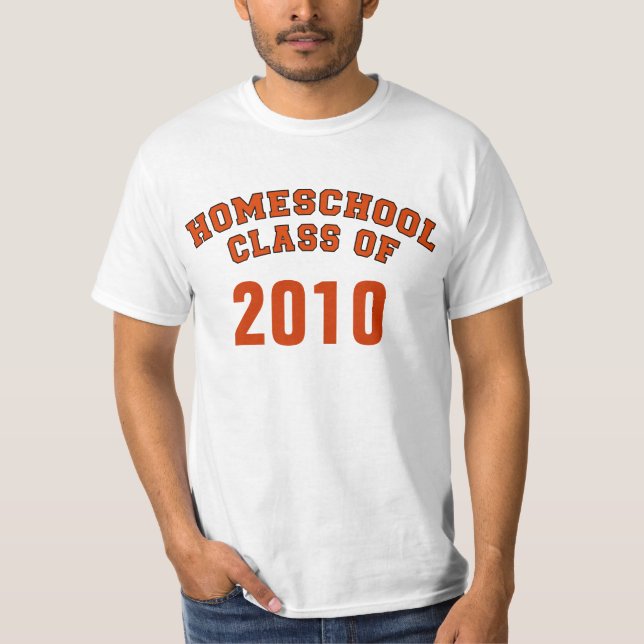 Homeschool Class of Customizable Year Tshirt (Front)