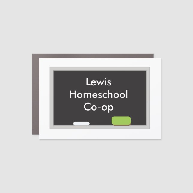 Homeschool Co-op Car Magnet (Front)