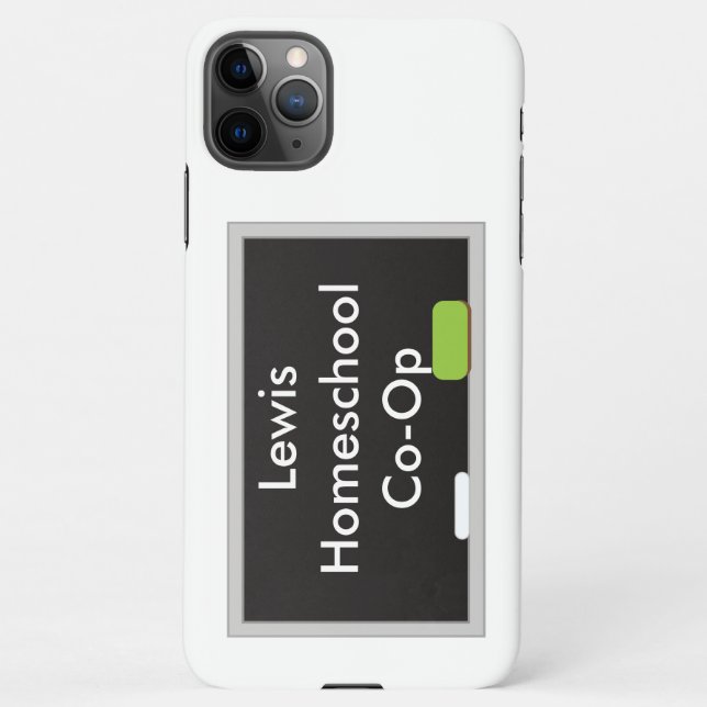 Homeschool Co Op iPhone Case (Back)