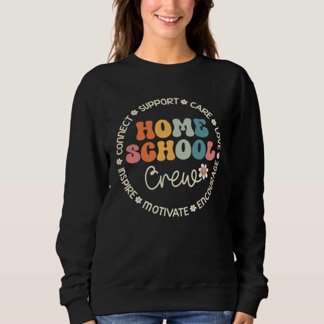 Homeschool Crew Appreciation Week Back to School Sweatshirt (Front)
