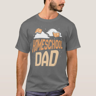 Homeschool Dad Daddy Homeschooling Father retro T-Shirt