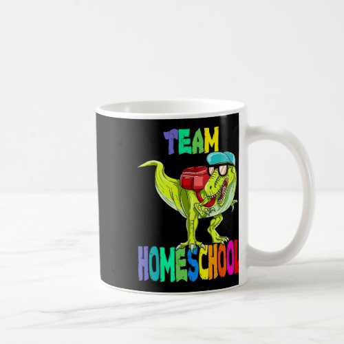 Homeschool Dinosaur T Rex Back To School  Coffee Mug