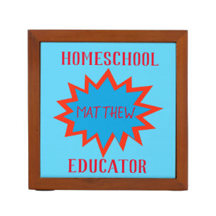 Homeschool Educator Superhero Theme Pencil Holder