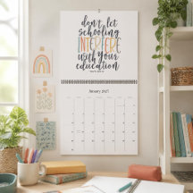 Homeschool Life Calendar