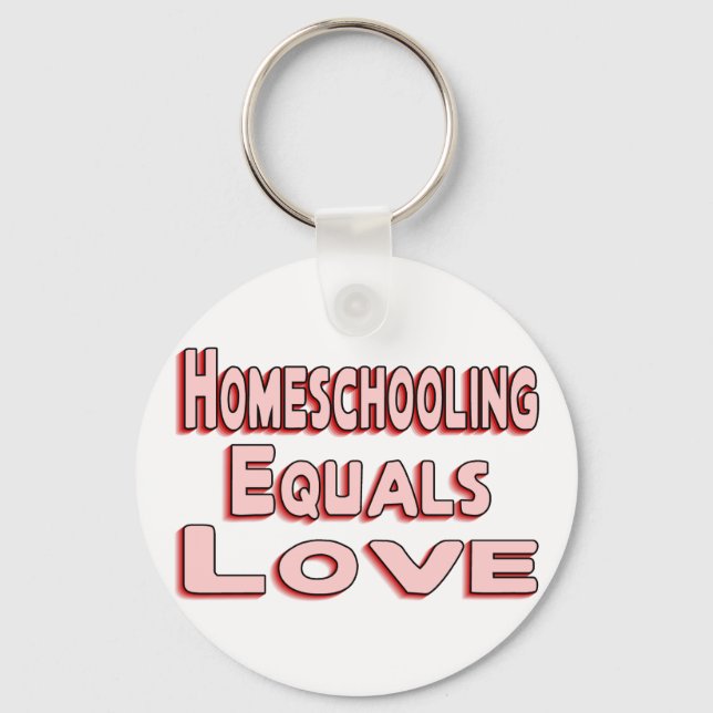 Homeschool Love Keychain (Front)
