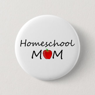 Homeschool Mom Button