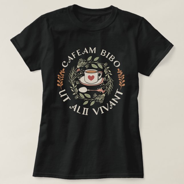 Homeschool Mom Coffee Lovers CC Tutor CC Director T-Shirt (Design Front)