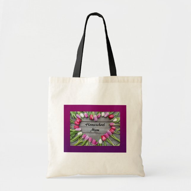 Homeschool mom tote bag (Front)