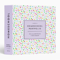 Homeschool Portfolio Organizer 3 Ring Binder