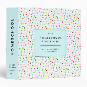 Homeschool Portfolio Organizer Binder