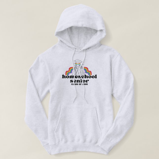 Homeschool Senior 2025 Hoodie PRIDE edition  (Design Front)