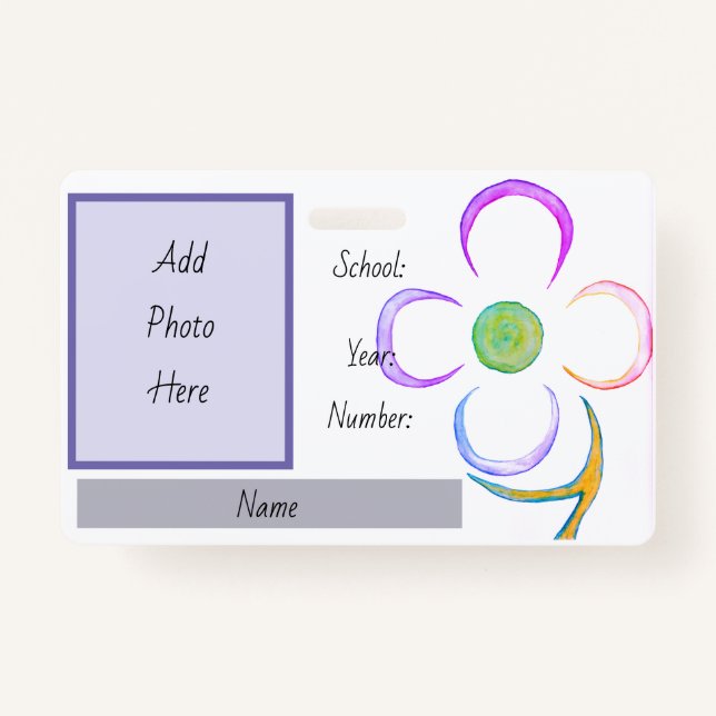Homeschool Student ID Badge (Front)