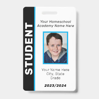 Homeschool Student ID Badge