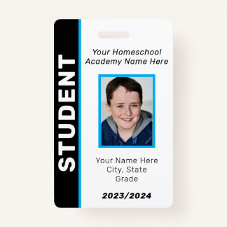 Homeschool Student ID Badge