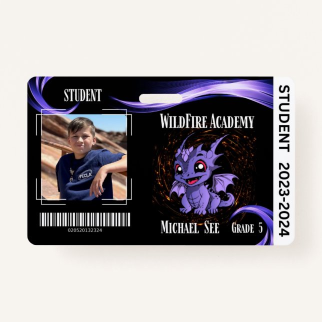 Homeschool Student ID Badge (Front)