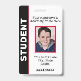 Homeschool Student ID Badge