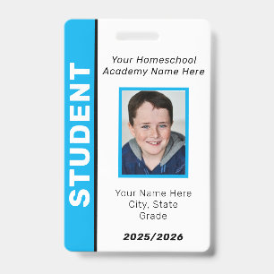 Homeschool Student ID Badge