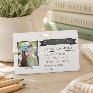 Homeschool Student ID Badge With Quote